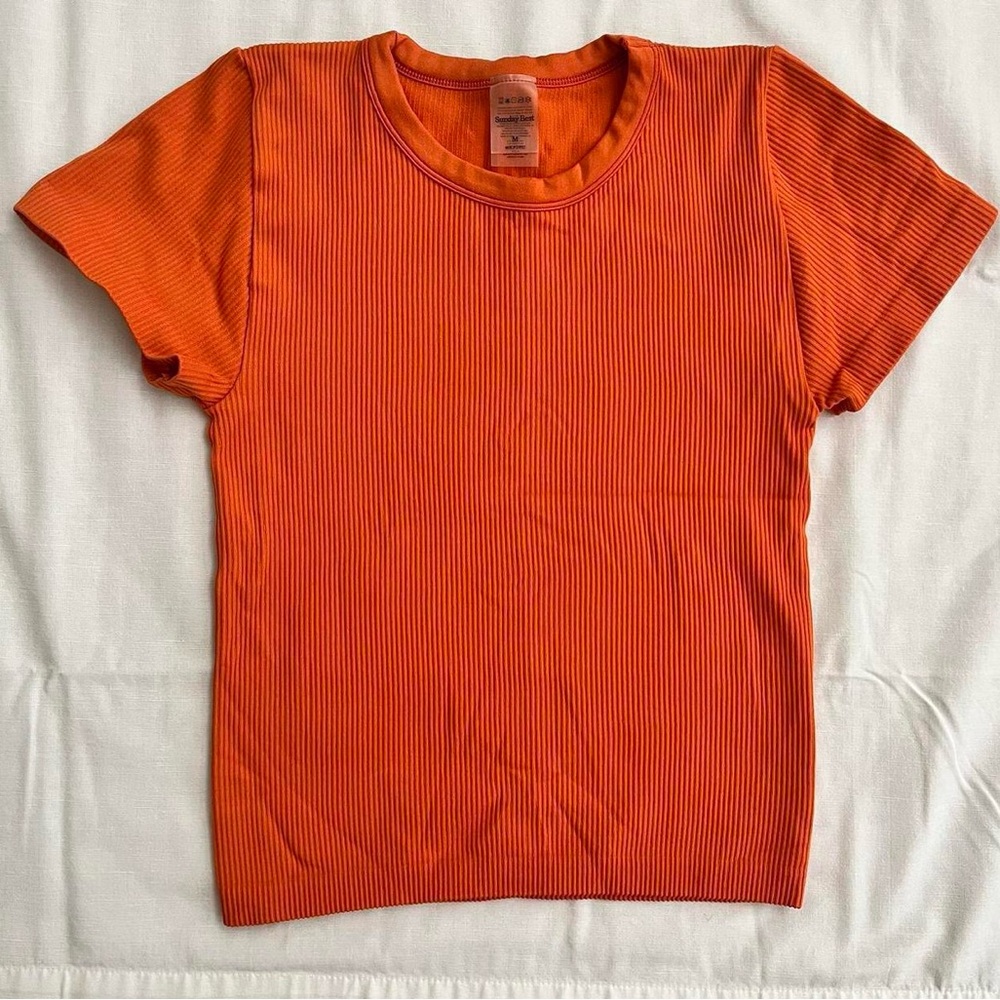 Sunday Best Orange Short Sleeve Tee